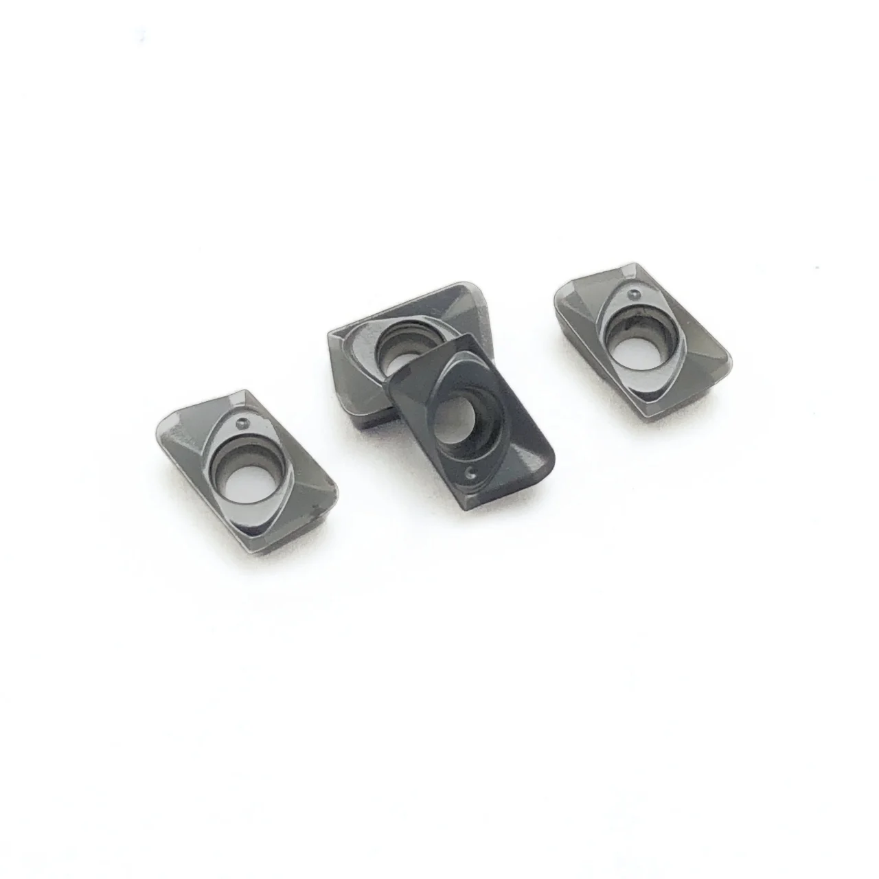 إدراج طحن الكتف المربع من الكربيد JDMT 070204 R JDMT 070208 R CNC سريع إلى إدخال الطحن لآلات الفولاذ المقاوم للصدأ
