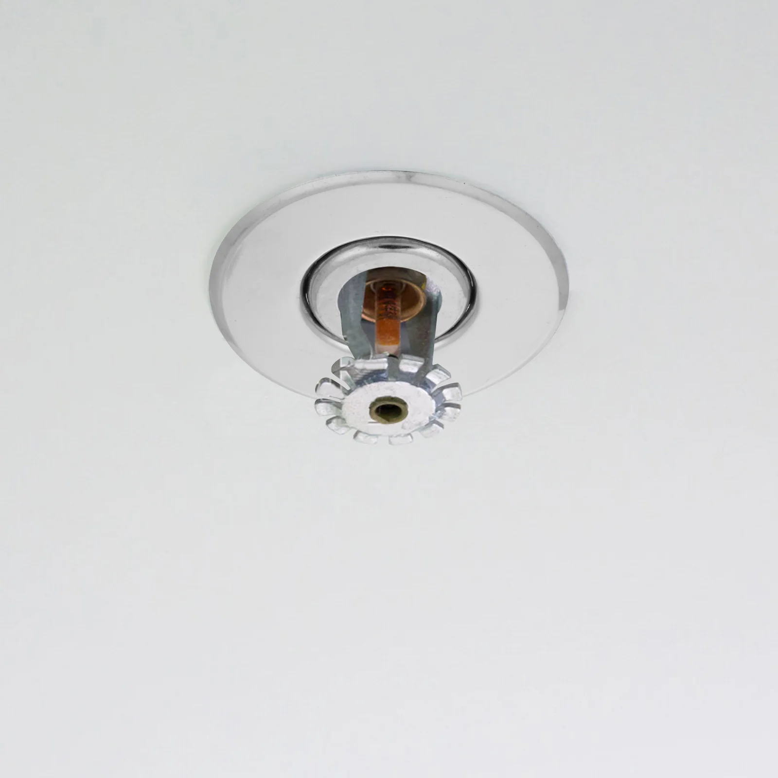 4pcs Fire Escutcheon Plate Skirt Trim For Recessed Easy Installation Ceiling Cover Replacement Recessed Sprinkler