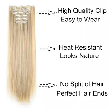 10 best sales Blonde Haarverlängerungen - №5