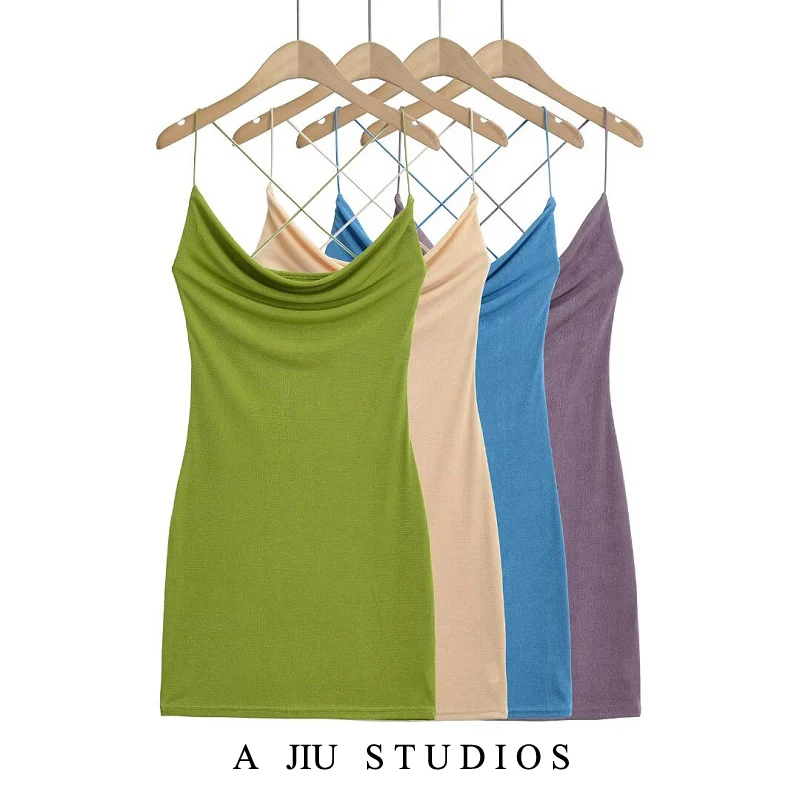 

Sexy Sweet Pure Desire Girl Summer Short Dress Women's Slimming Bodycon Dress Strapless Skirt Fashionable Trendy Outfit