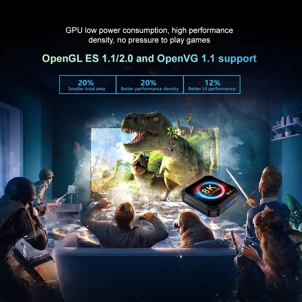 Android 13 TV Box USB3.0 WIFI6 ATV 8K RK3528 Quad Core 2.4G&5G Dual Wifi BT Voice Remote Control Media Player 4K Set Top Box