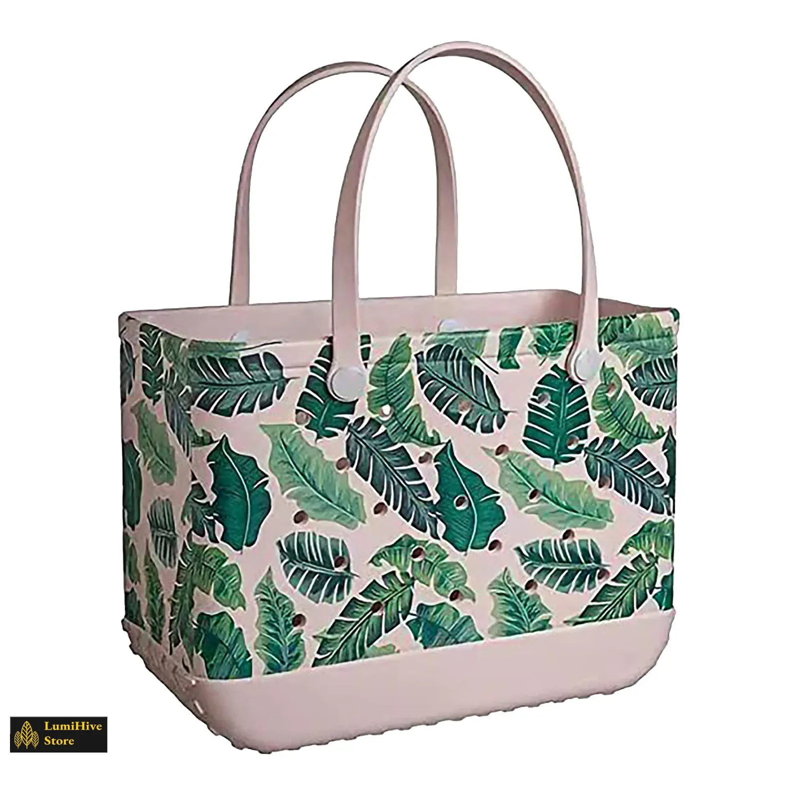 

Waterproof EVA Beach Tote Bag - Sand-Resistant Foldable Carryall for Pool Travel, Gym Gear Storage & Summer Outdoor Activities