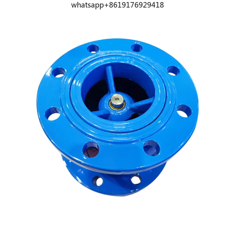 One Disc Silencing Check Valve Manual Power Ductile Iron Flange for Water Manufacture Non-Return Check Valve