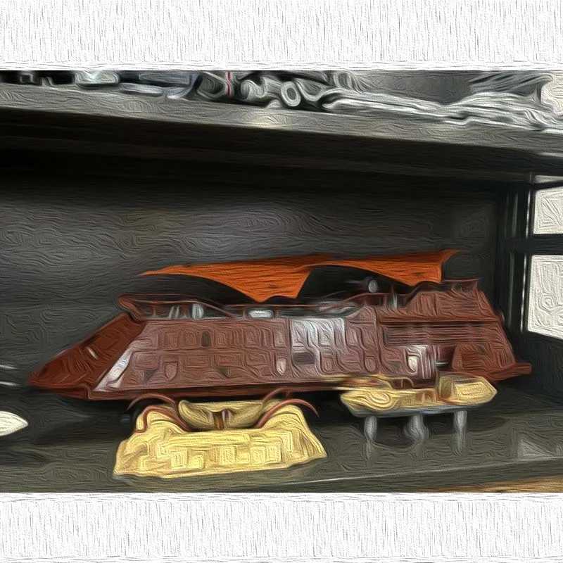 In Stock 3942pcs Display Jabba Big Barge MOC Detailed Vessel Building Blocks Assembly Models Collector Edition Birthday Gifts