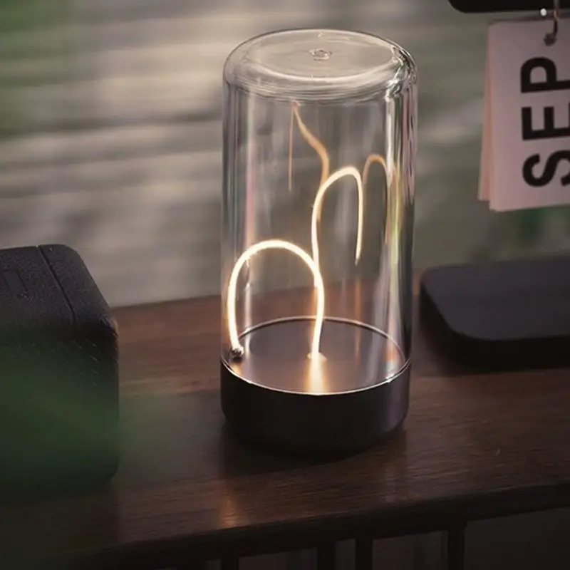 

Magnetic Lamp Small Creative Nightstand Lamps Creative Magnetic Nightstand Lights Dimmable With 3 Levels Portable Ambient Light