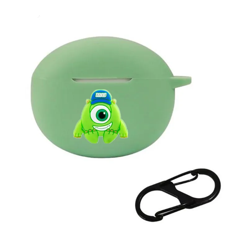 Cartoon Disney Earphone Case Cover For Redmi Buds 4 Active Silicone Wireless Earbuds Charging Box Protective Shell With Hook
