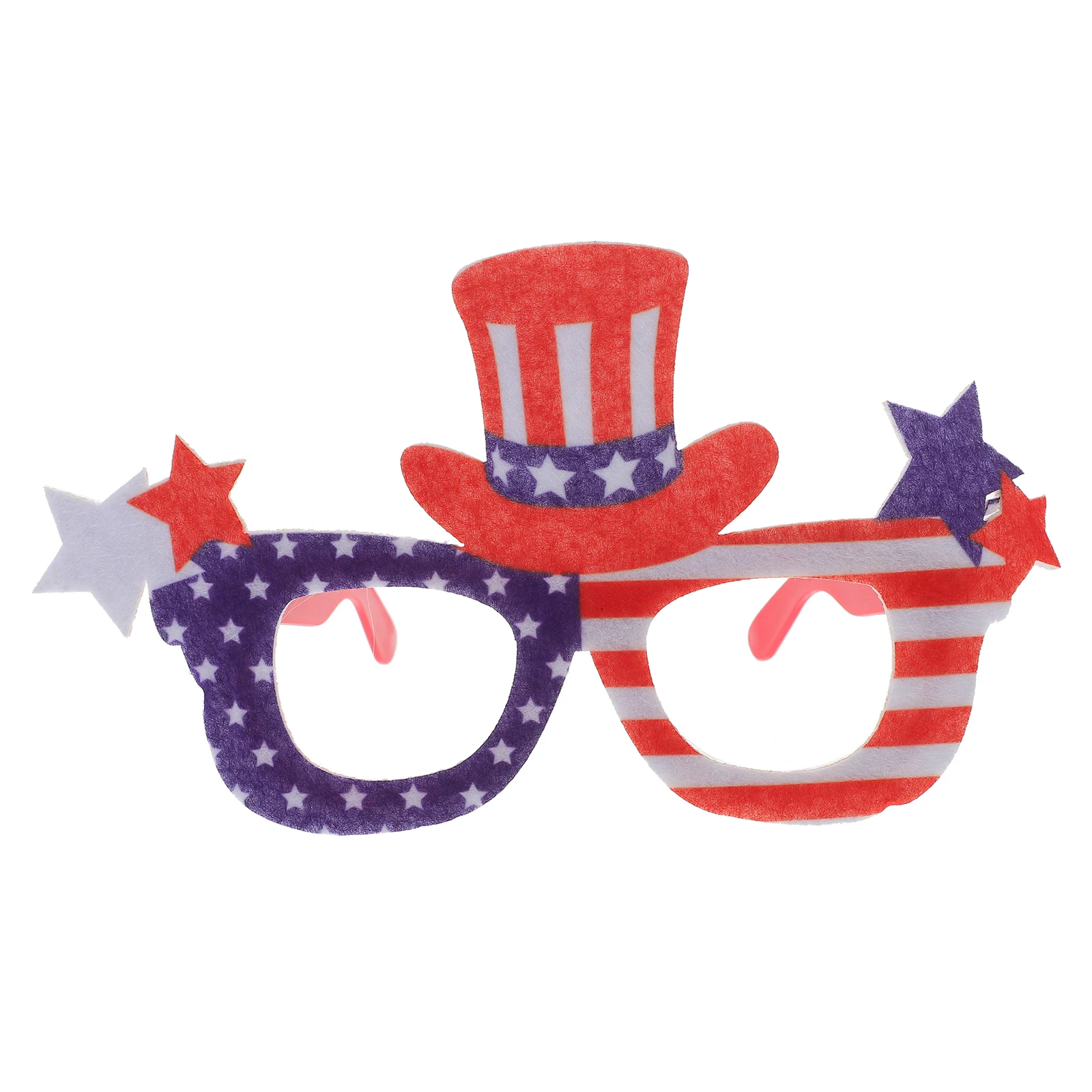 

Party Glasses Supplies Day Decorations Patriotic Plastic Eyewear Non Party Props Woven Fabric Adult Kids Supplies
