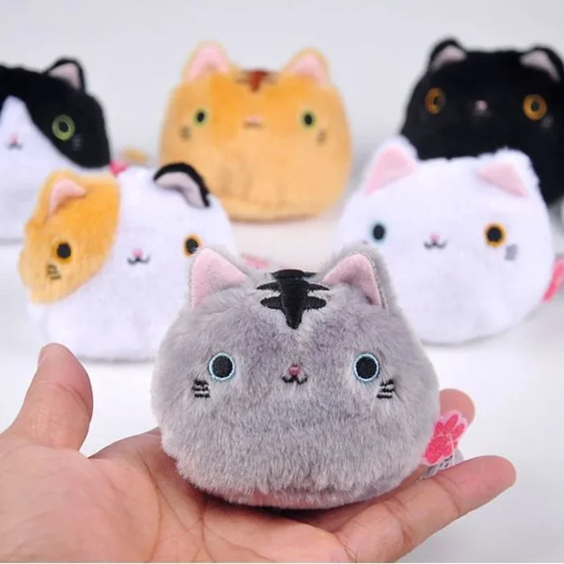 

2023 Hot Kawaii 8CM Cats Stuffed TOYS Keychain Cute Cat Gift Plush TOY DOLL for Kid's Party Birthday Plush Toys for Girl