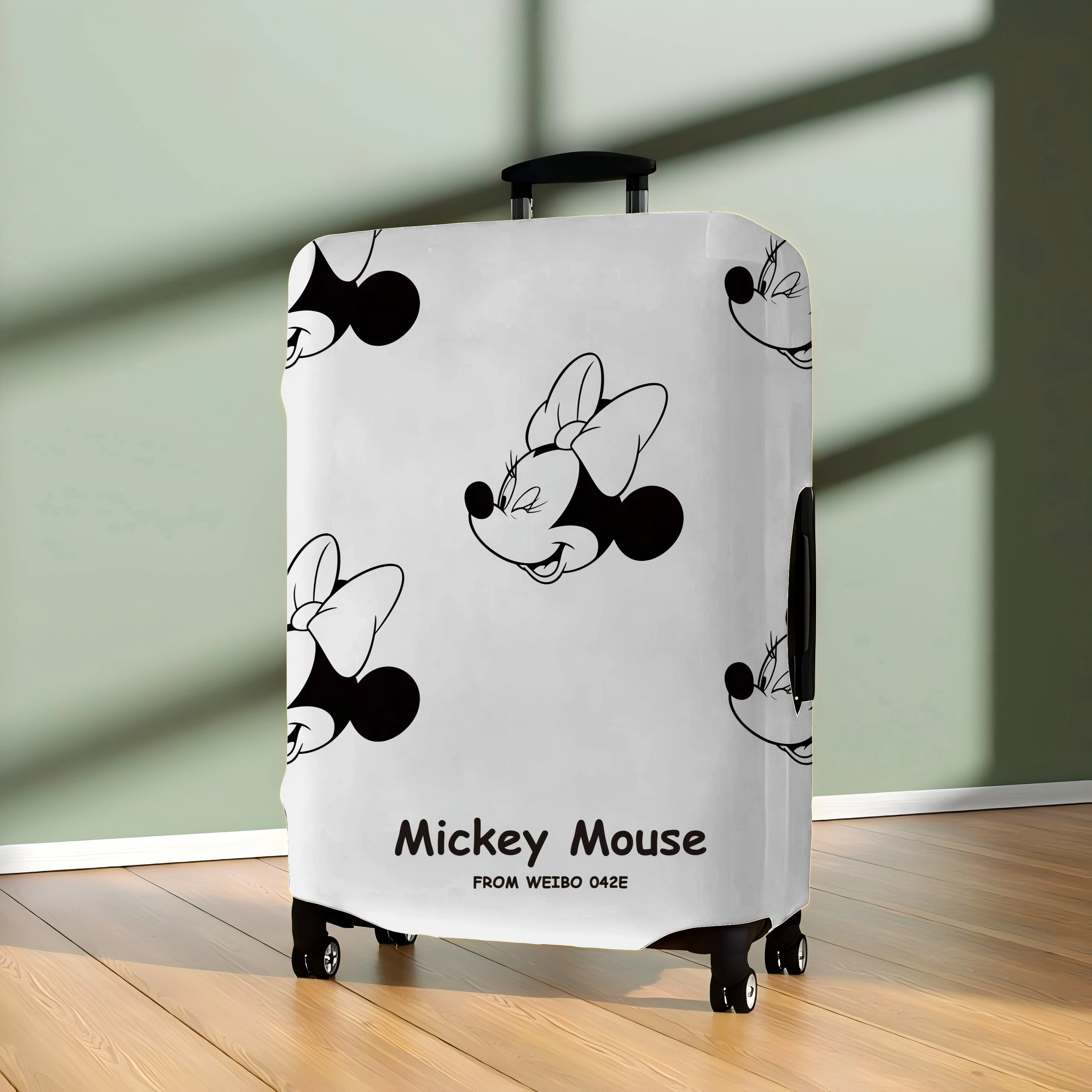 Disney Travel Accessories Minnie Mouse Traveling Storage Bag Suitcase Case Mickey Luggage Protective Cover Protector For Covers