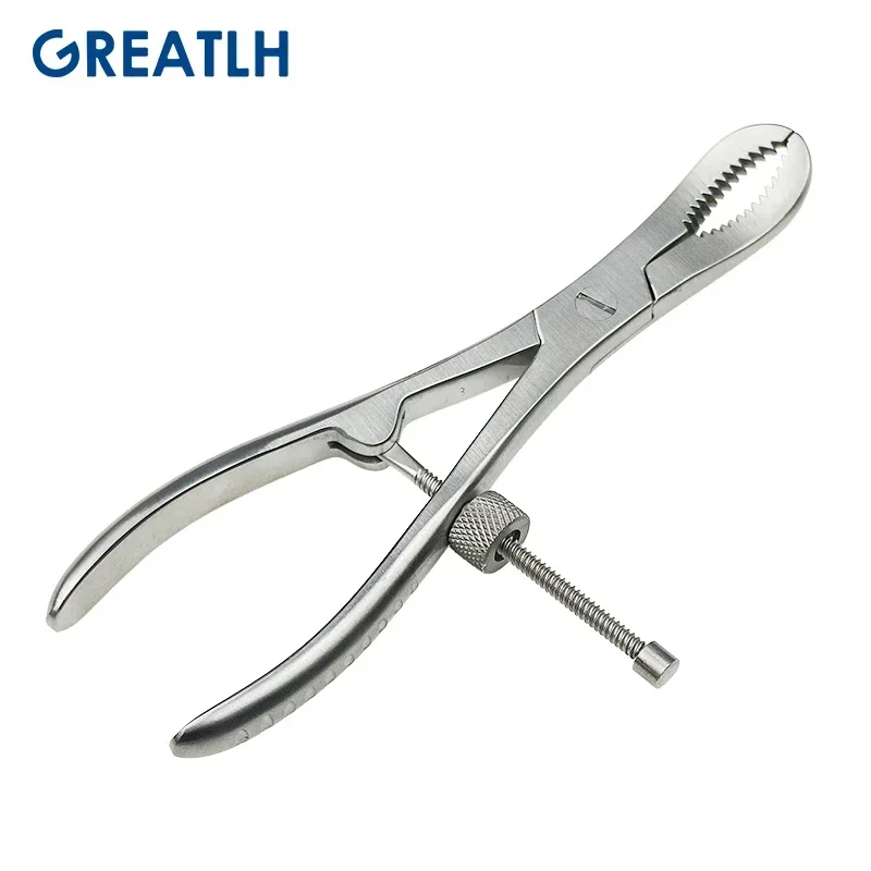 1pcs Stainless Steel Toothed Phalanges Reduction Forceps Bone Holding Forceps Autoclavable Orthopedics Surgical Instruments