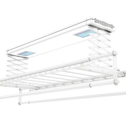 2024 New Electric Heaters Automatic Smart Drying Rack Remote Control Ceiling Mounted Lighting Ventilation Space Saving Balcony