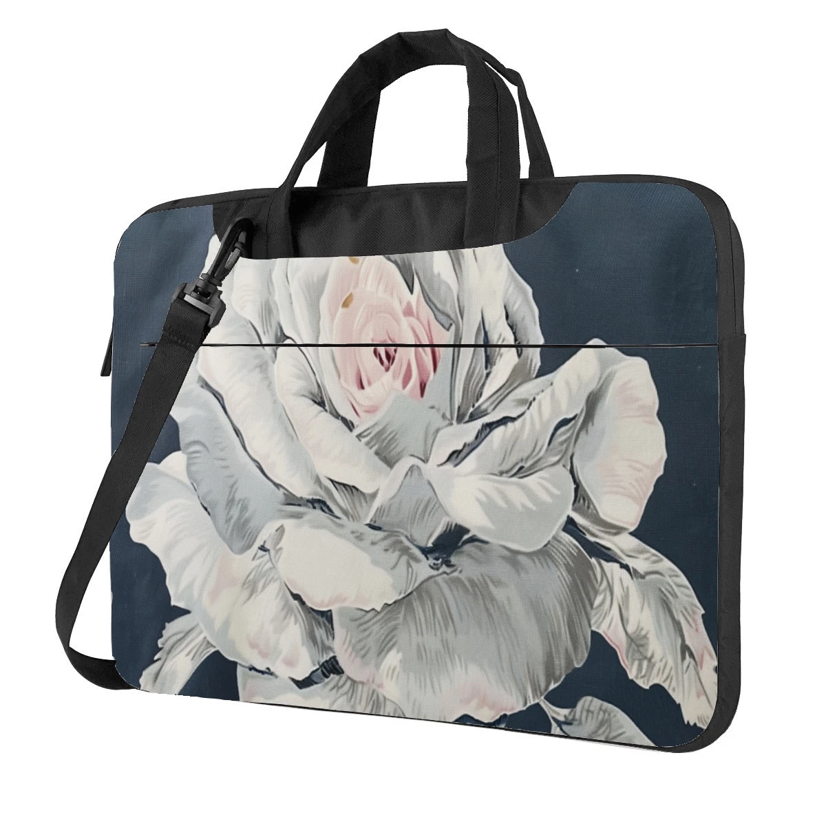 flower laptop bag printed pattern fashion briefcase ultra-thin portable shoulder laptop bag 13 14 15.6in