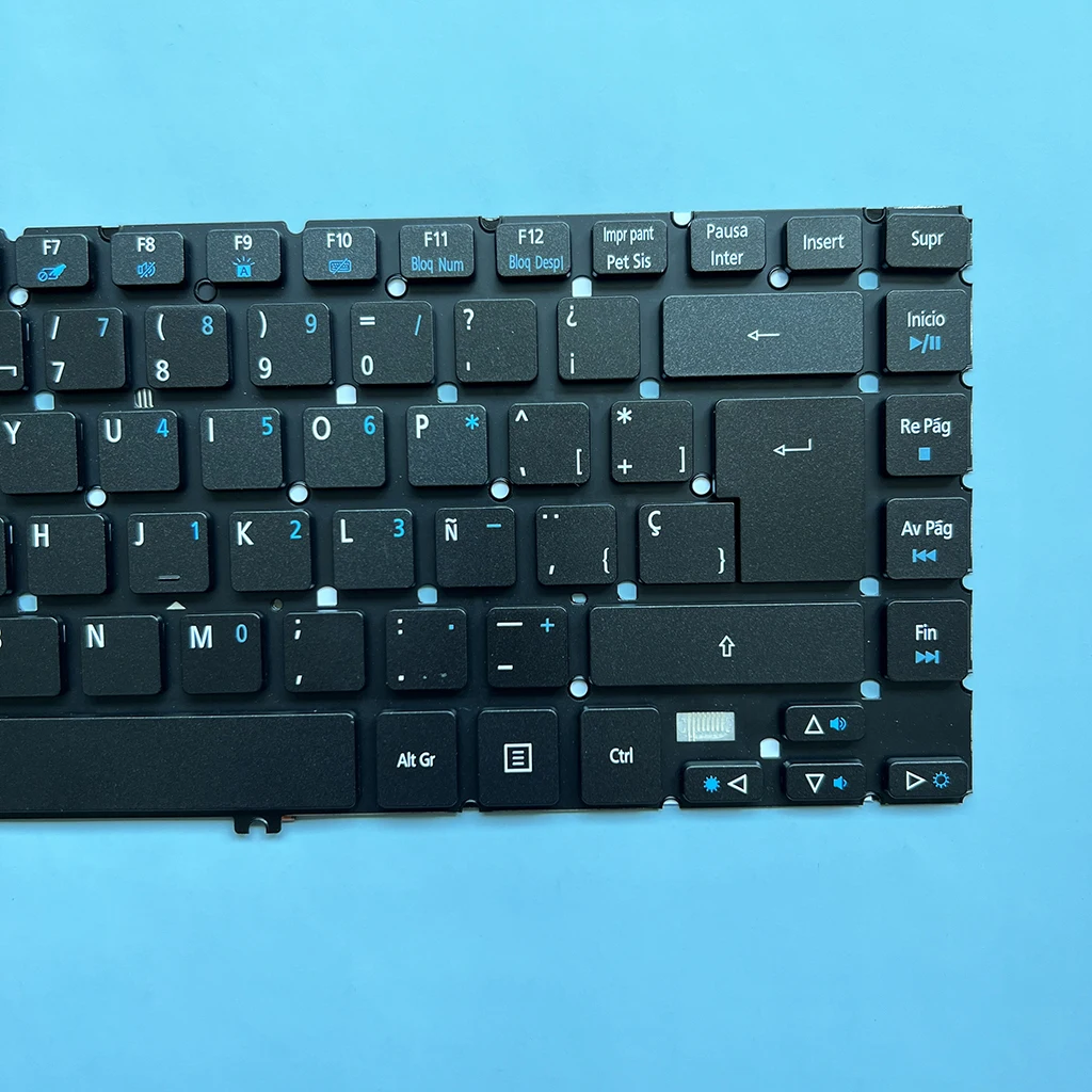 Imagem -05 - Teclado Espanhol para Acer Aspire r7 R7571 R7-571g R7-571p R7-572g R7-572p Backlit v5 Mm1 Ms2317 Nsk-r5abc Pk130yo1a14