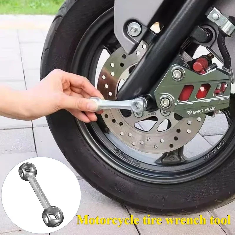 

Motorcycle wrench, portable bicycle and mountain bike repair tools, multi-purpose hexagonal bone，car wheel repair tools