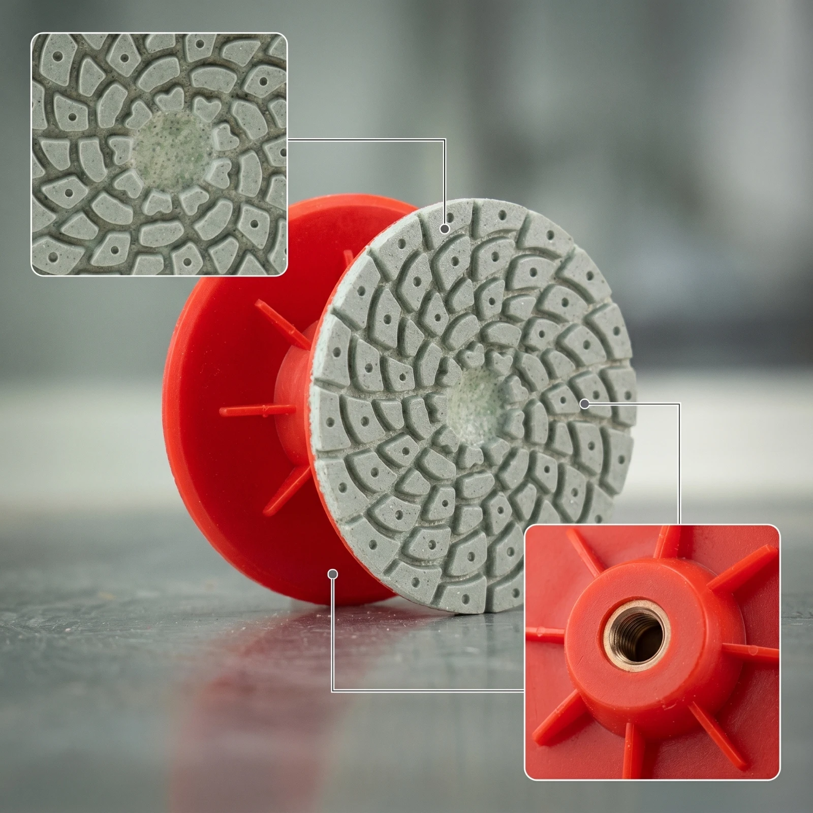 Chamfering Wheel with M10 Thread Easy 150-Grit Grinding Disc Polishing Pad High Efficiency Abrasive Long Service Life for Tilers
