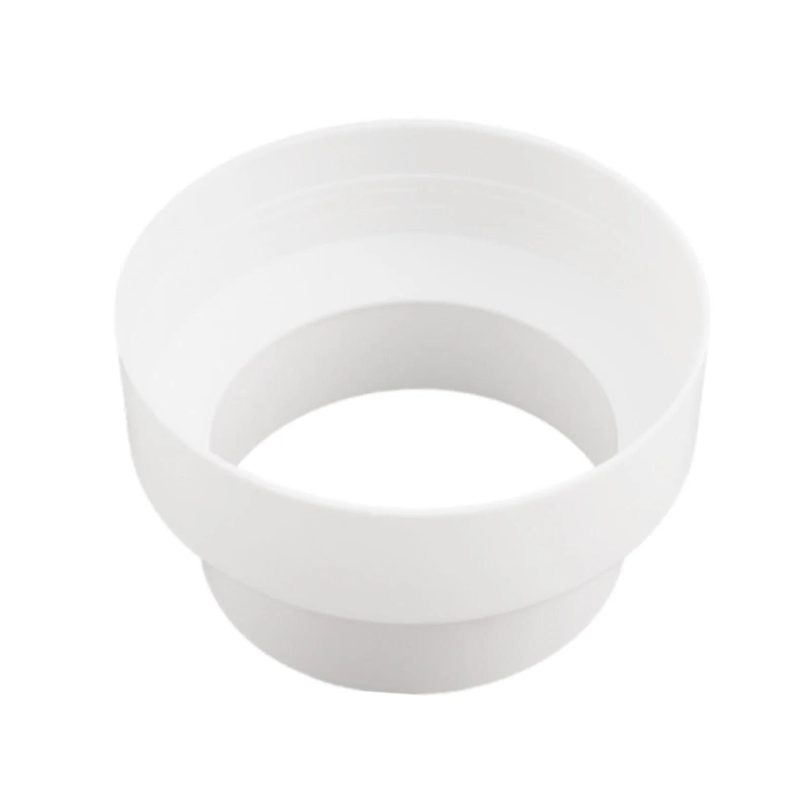 1 Stück ABS-Entlüftungsrohr-Reduzieradapter, geeignet für Kanalventilator, heiße und kalte Entlüftungsöffnungen, weiße Belüftungsrohrverschraubung, Entlüftungsteil