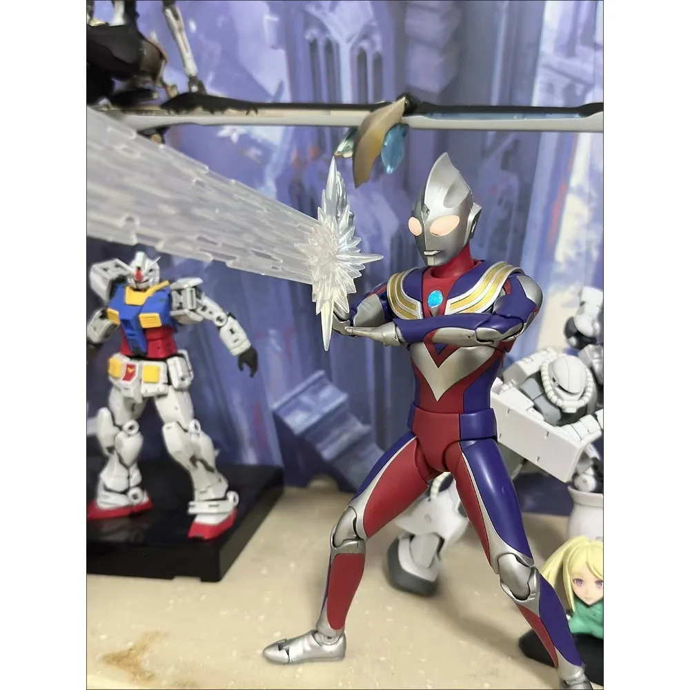 

New Blokees Legendary Edition Ultraman Tiga Assembly Model Toy Kit Children's Creative Craft Decorative Ornaments Gift