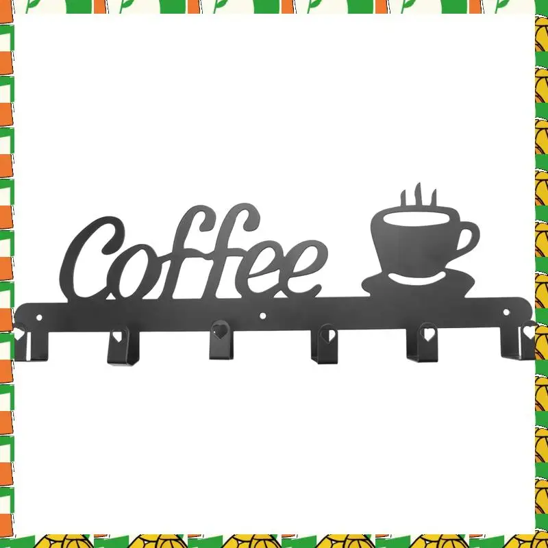 

Профессиональный инструмент, держатель для кофейной кружки, настенный, декоративная вывеска для кофейного бара, подставка для кофейной чашки, вешалка для кружки с изображением кофе, кофейная кружка R