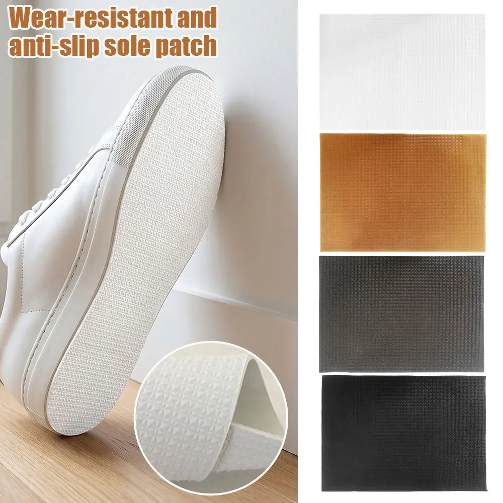 

Thicken Non-Slip Rubber Shoe Soles Wearable Shoe Pads Stickers Repair Outsole DIY Sneakers Outsole Shoe Care Bottom Patch Unisex