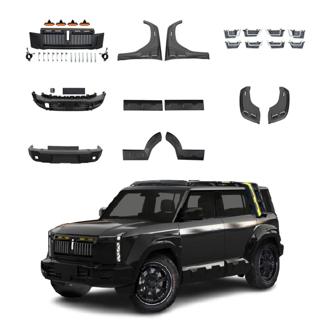 

Hot selling：Upgrade Grille Front Rear Bumper Set Bodykit Blade Body Kit