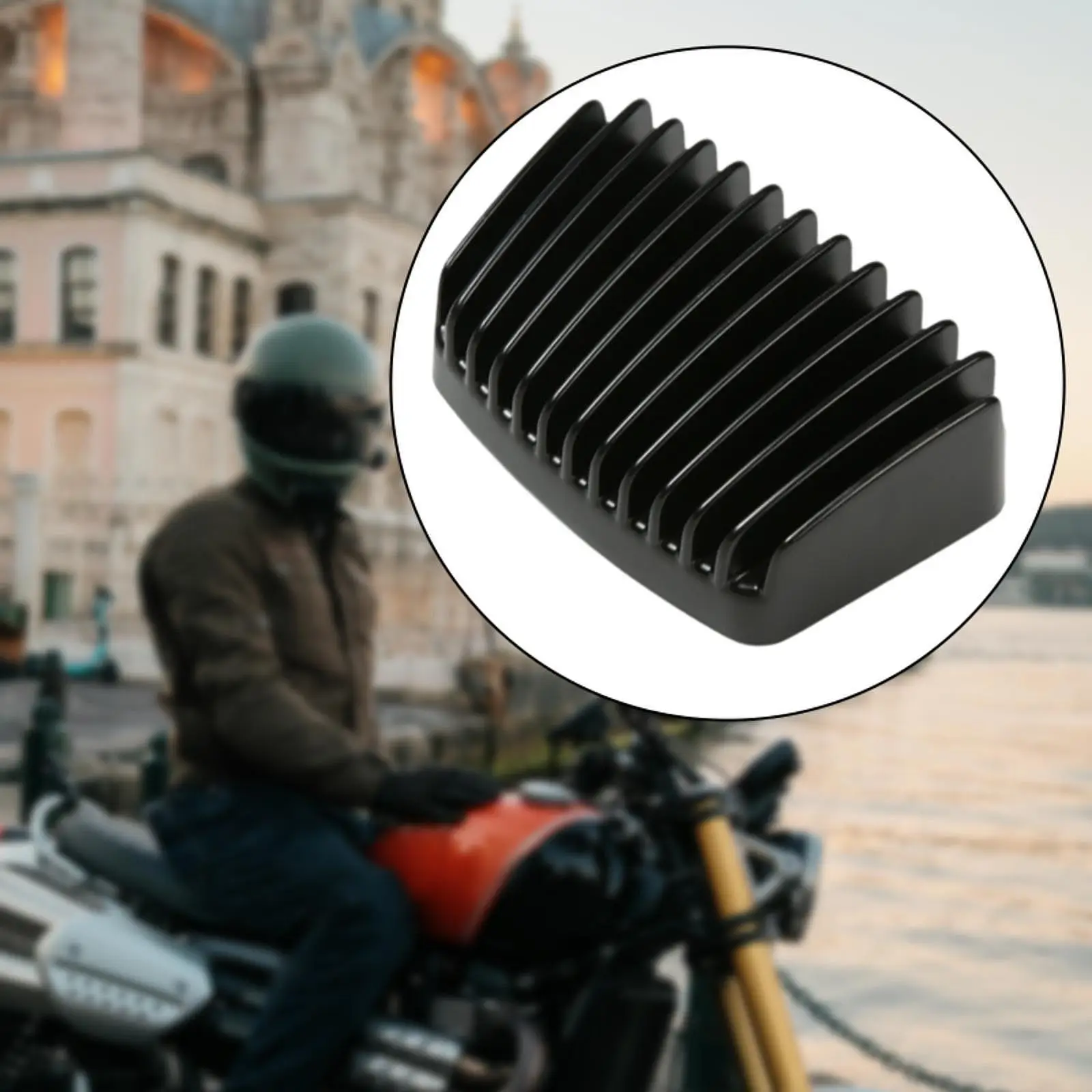 

Профессиональный регулятор-выпрямитель для мотоцикла 74700025, черный пластиковый компонент, запчасть для ремонта Davidson Classic FLHTCUTG