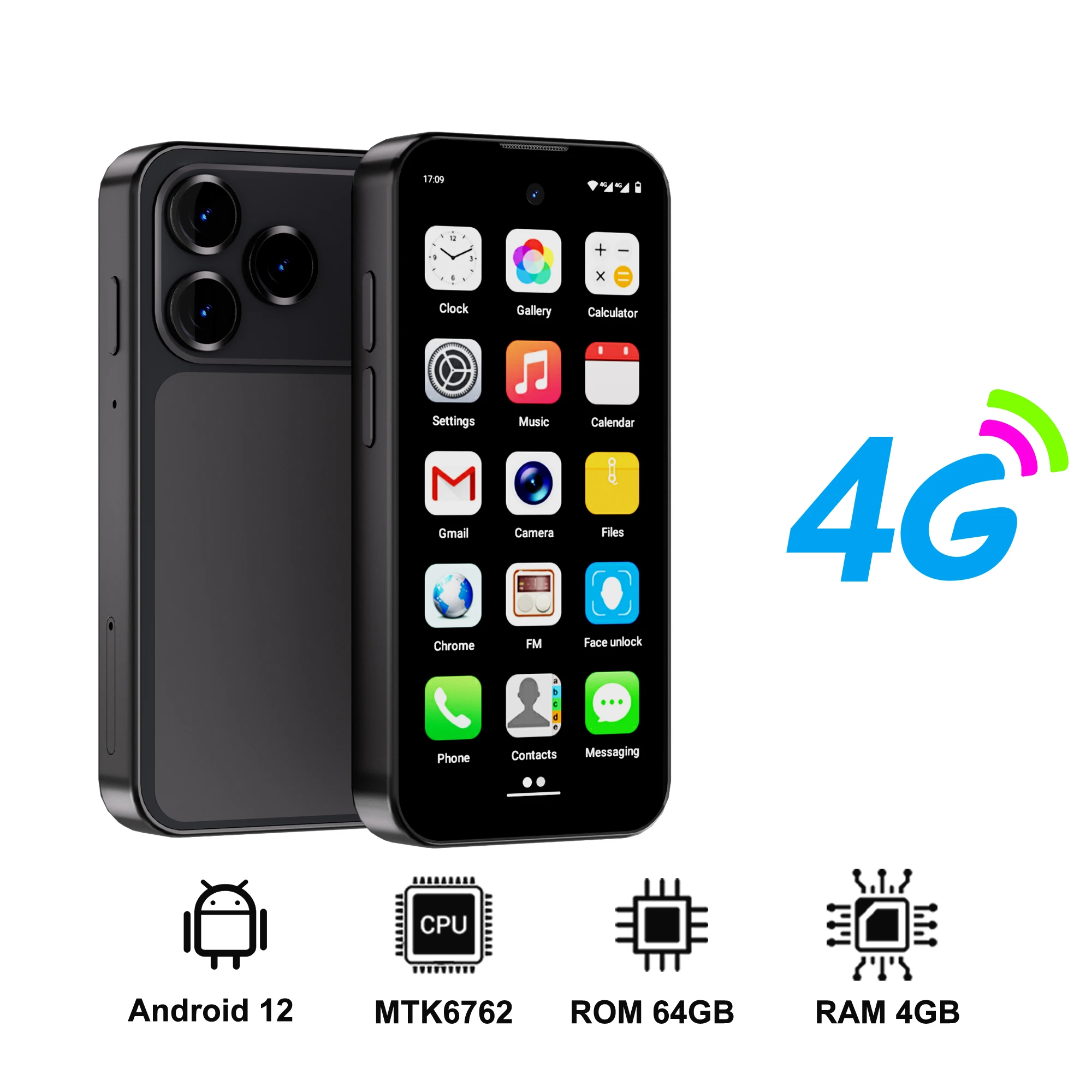 SERVO 19 Air Androidポケットスマートフォン 4G LTE 3.88インチ