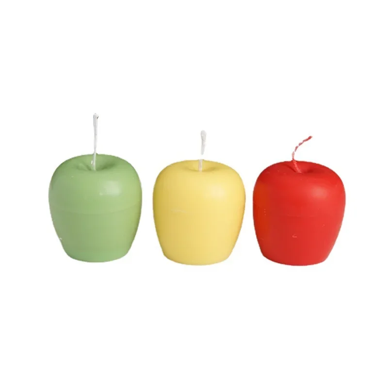 DIY Apple Mold for Candle Making Handmade Plastic Scented molds for candles Apple Shape Candle Moulds Christmas Molds