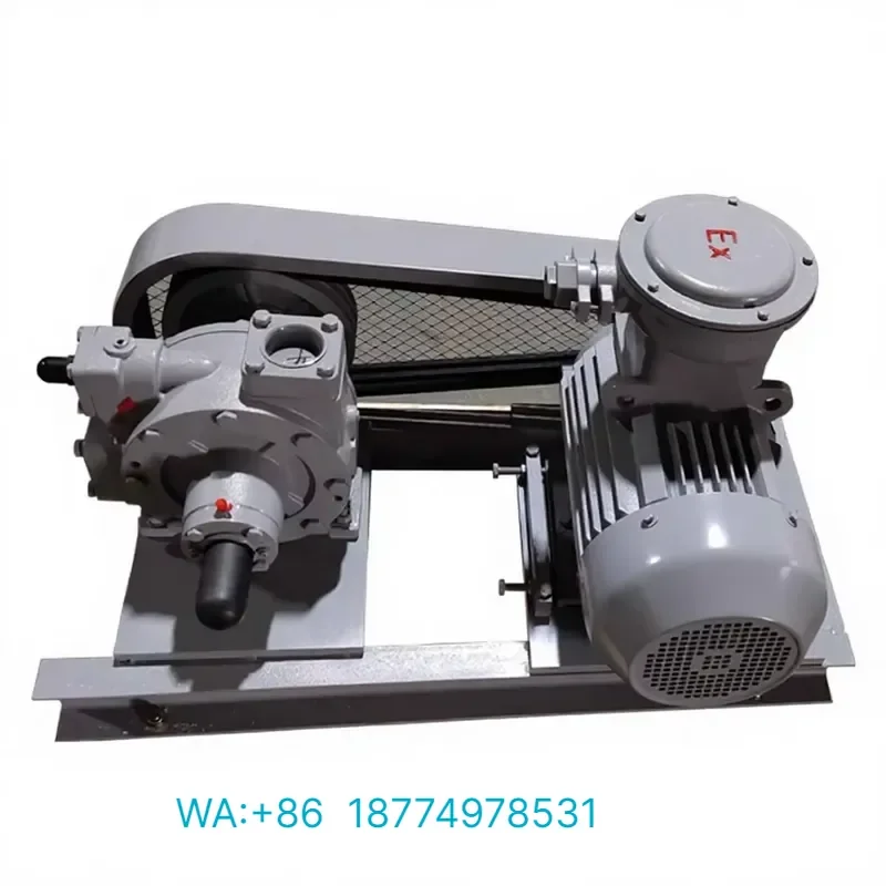 for Cowell LYB-2000 LPG Vane Transfer Pump 2 Inch Positive Displacement V-Belt Drive Liquefied Petroleum Gas Cylinder Filling