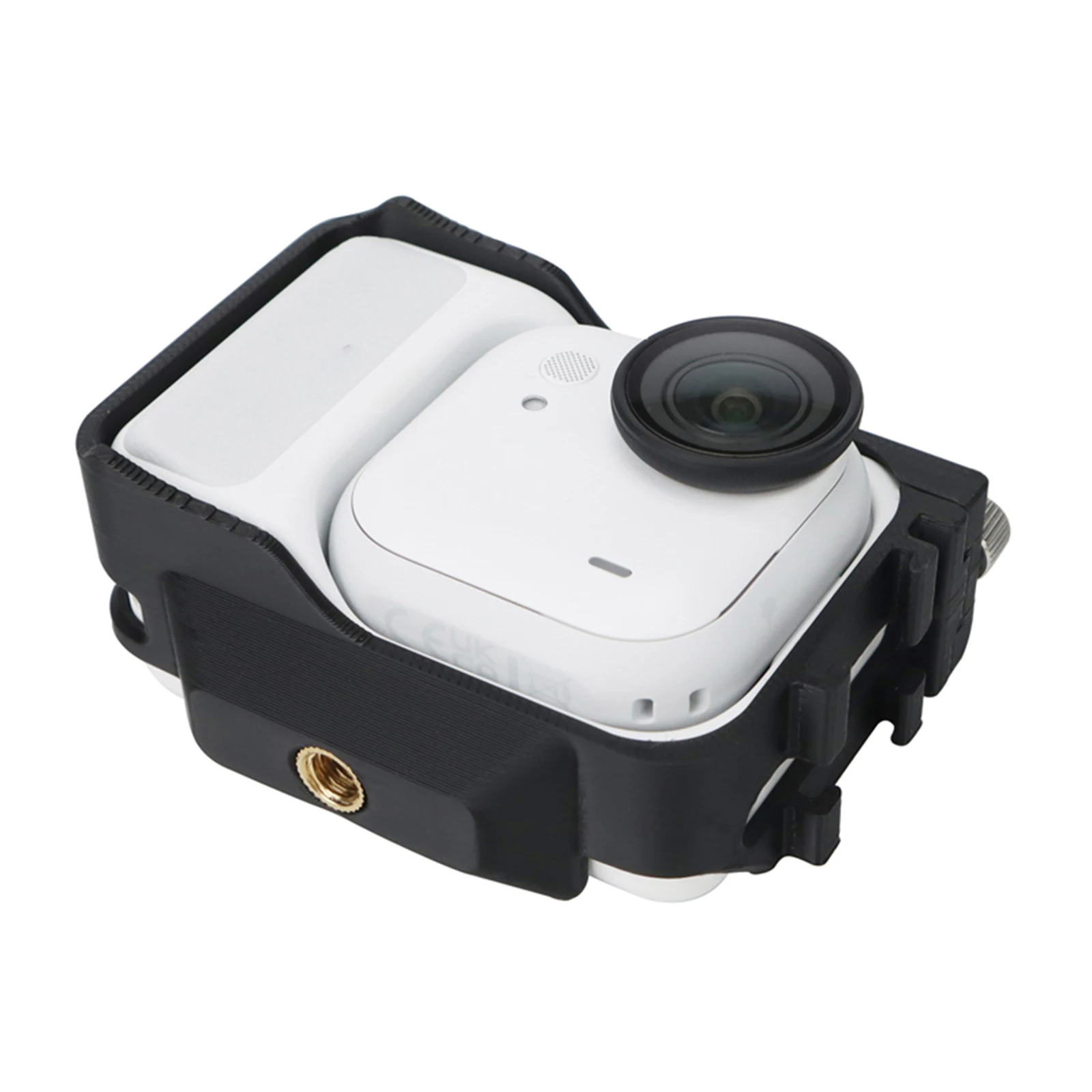 拡張ラビットケージ 落下防止拡張保護フレーム コールドシューマウント 1/4インチネジアダプター Insta 360 Go Ultra アクセサリー用