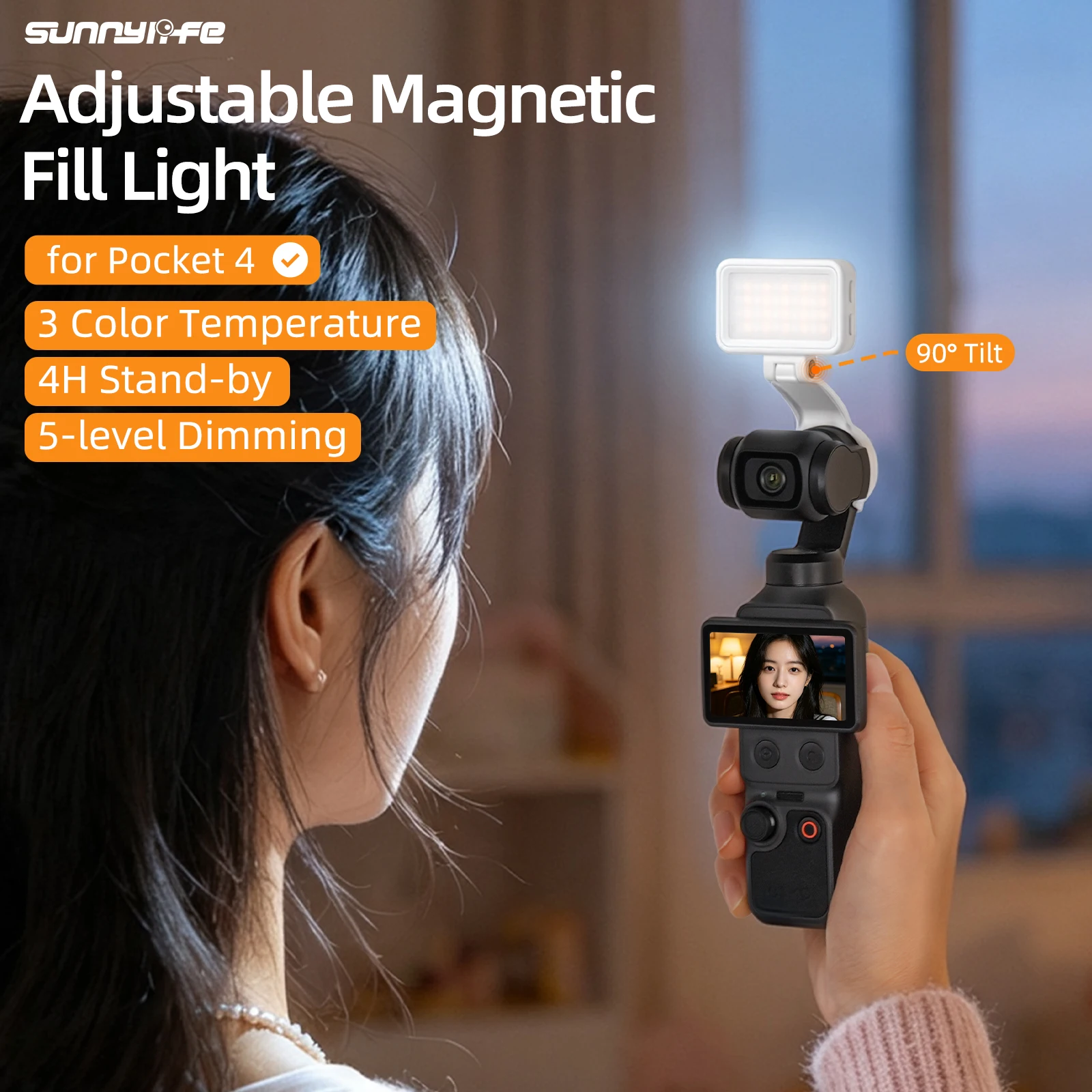 Photography Lighting Kits - Para DJI Osmo Pocket 4, Luz