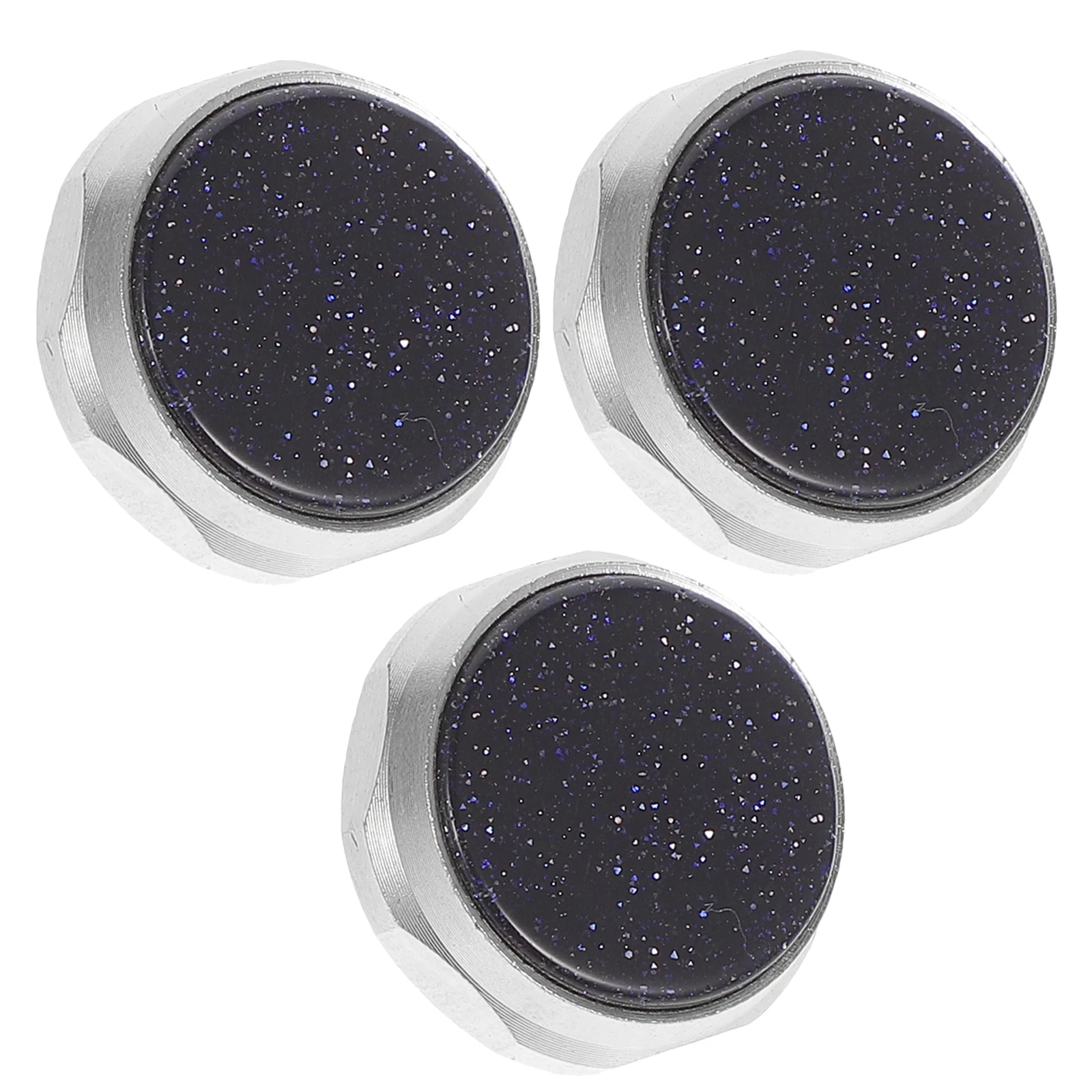 

3 Pcs Push Trumpet Finger Buttons Valve Accessories Bottom Caps Parts Repair Bell Cover for
