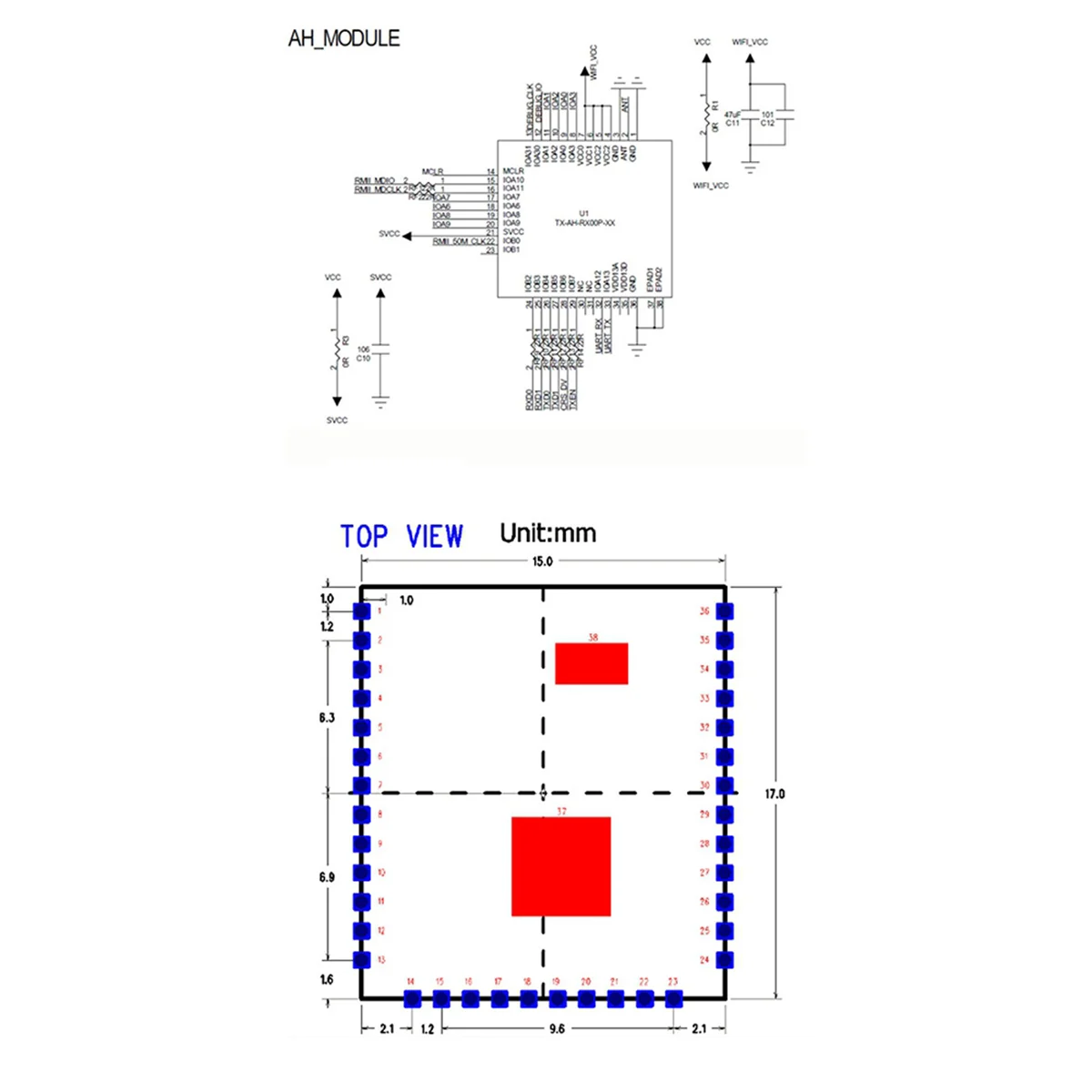 Yours TXW8301 Long Distance Transmission WiFi Module -700M
