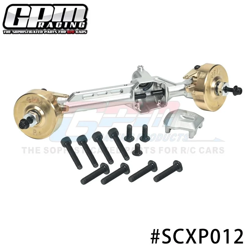 Axial 1/10 SCX10PRO Scx10iii Ford Bronco 7075 front axle with counterweight steering cup