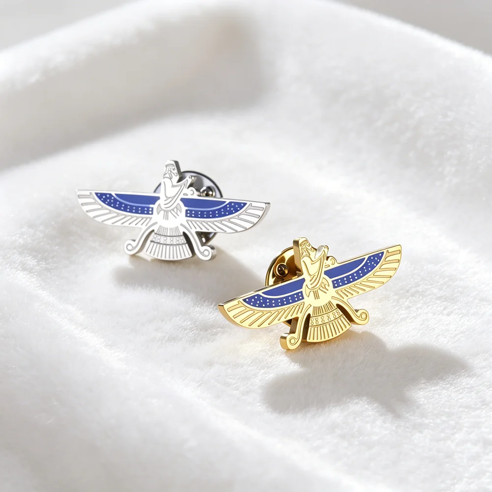 쿨타임 파라바하르 핀 배지 블루 에나멜 고대 페르시아  - Tuxedo Lapel Pin 리뷰 및 가격