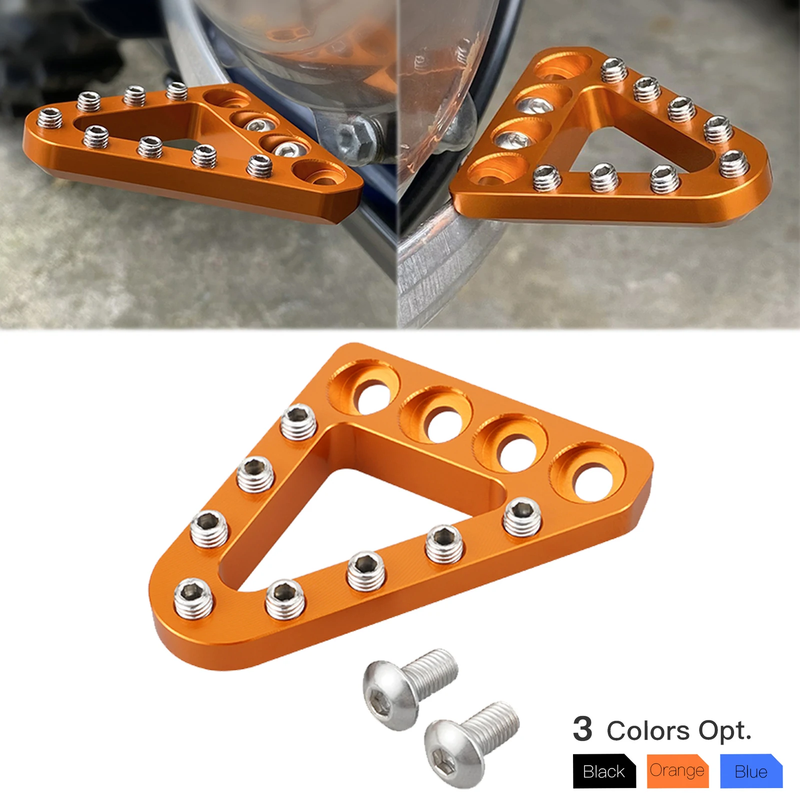 

NICECNC For KTM EXC 300 TPI EXC 450 EXCF 350 SXF 250 SXF 450 SX XC XCW XCF Six Days 2017-2022 Adjustable Brake Pedal Tip Plate