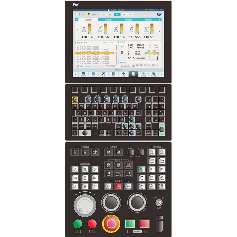 High Quality HNC 818D CNC Controller 5Axis Milling Machine Control System Kit with ATC for Milling Machining Centers