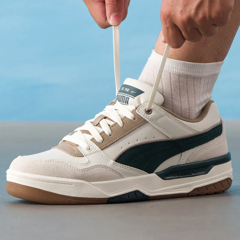 PUMA Unisex 2026 Rebound Retro Low-Top Sneakers Wear-Resistant Casual Shoes 400214-09