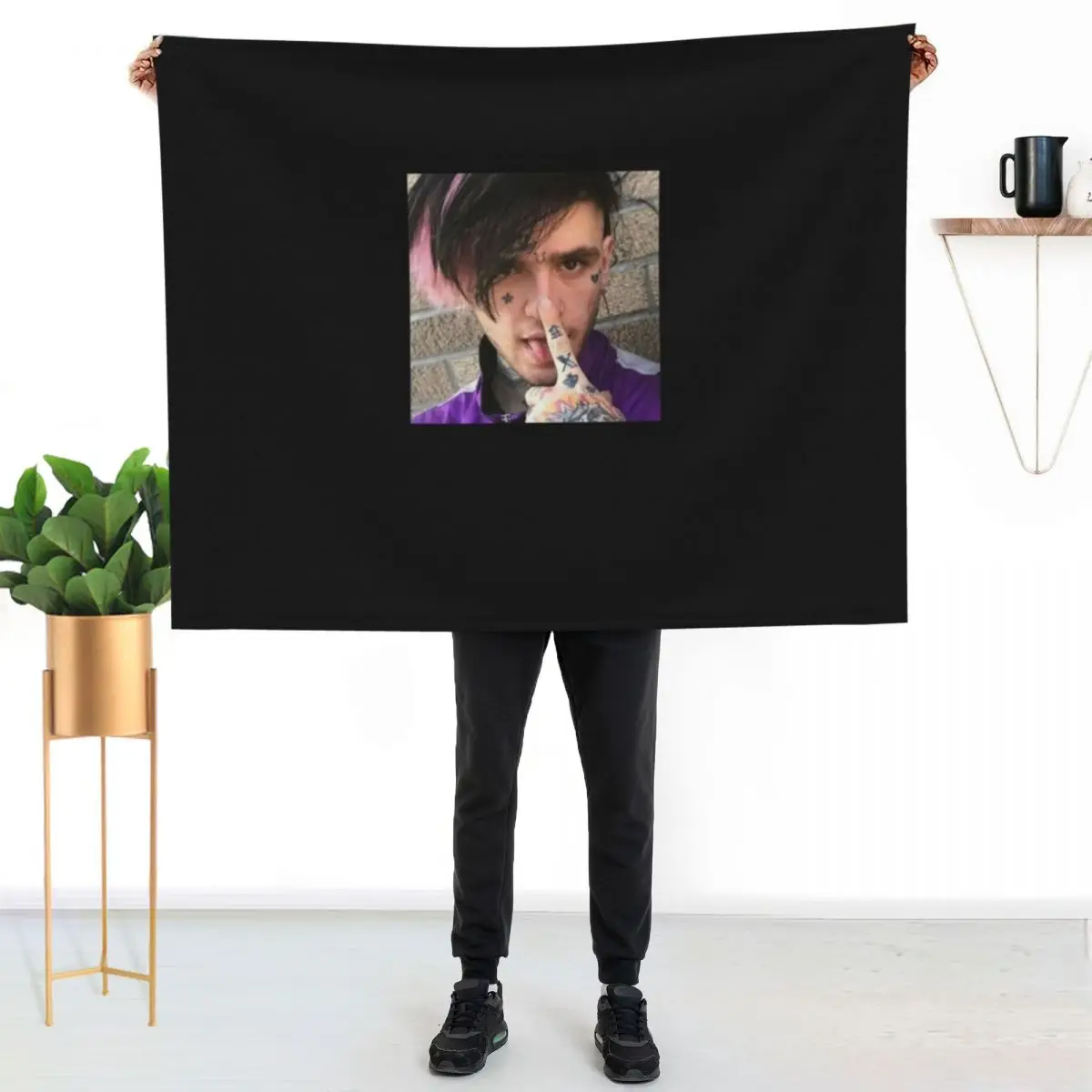 

Lil Peep Throw Blanket Decorative Soft Throw Blanket for Couch Sofa