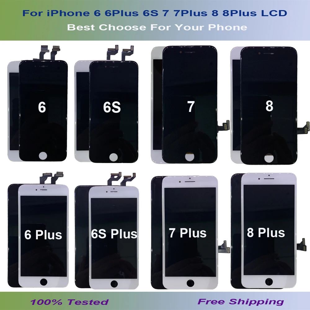 Grade AAA+++ LCD Display For iPhone 8 Plus 3D Touch Screen