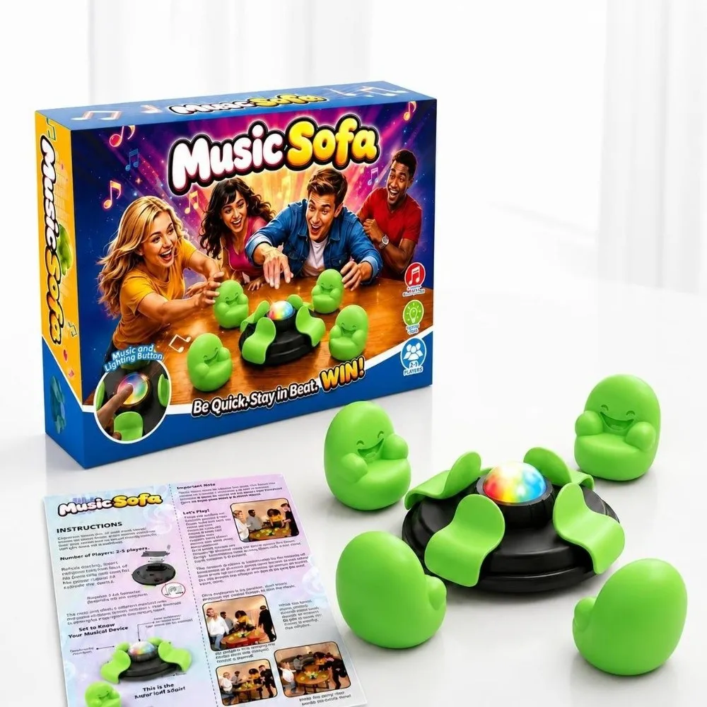 Plastic Music Sofa Game Board Game Hand Eye Coordination Grab The Sofa Games Speed Challenge Reaction Time Game Indoor Game