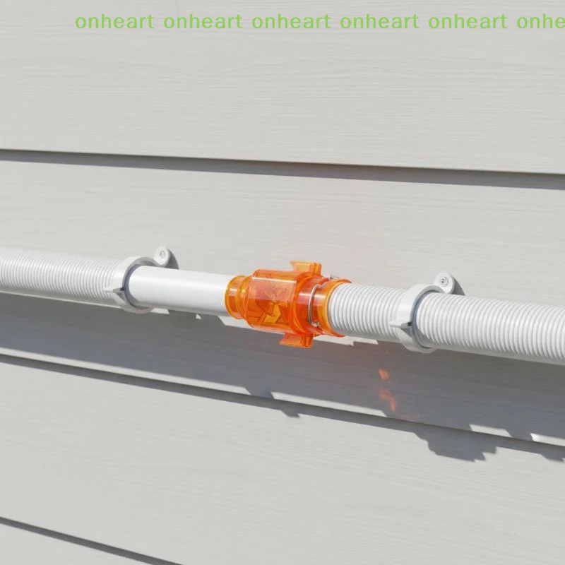 [C]HVAC Air Conditioner Drain Check Valve Three-Proof Anti-Backflow One-Way Fitting for Home AC Drain Line Repair