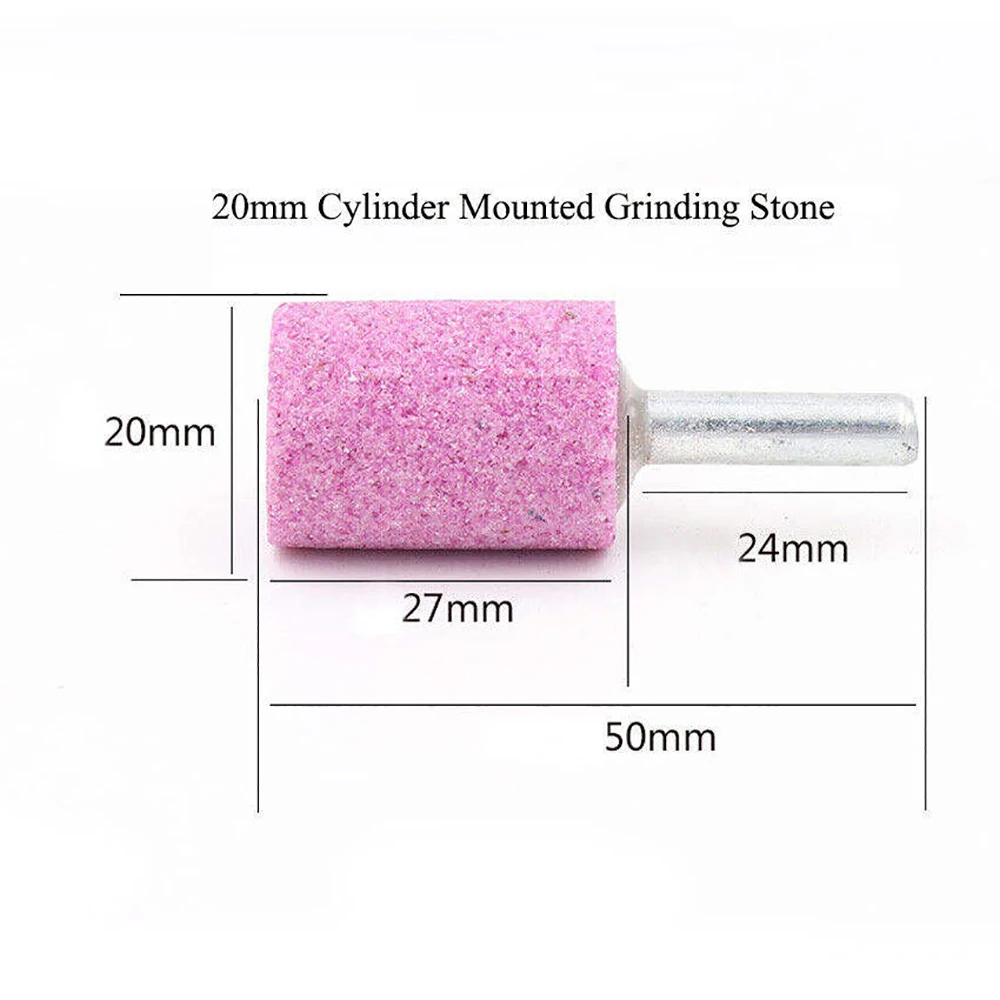 

1pc 6mm Shank Grinding Head Red Corundum 80 Grit Polishing Wheel For Polishing And Rust Removal Mini Brush For Dremel Drill Tool