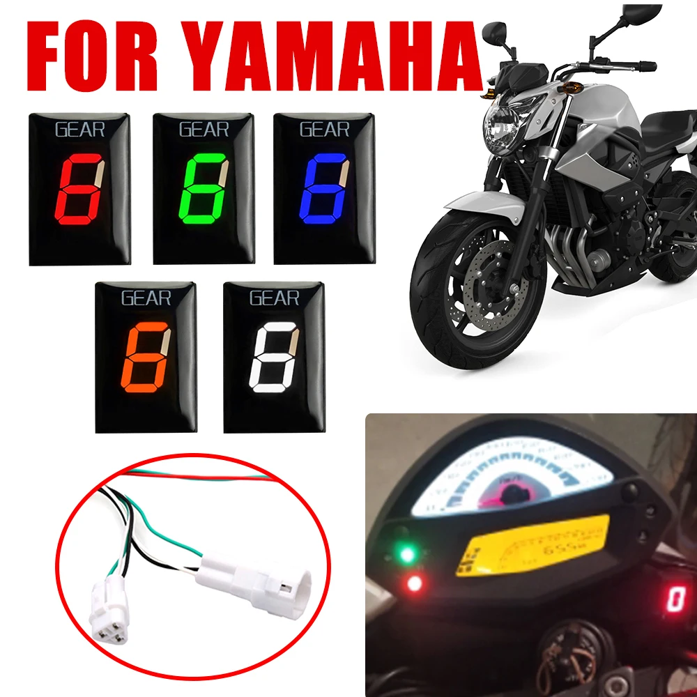 Gear Indicator For Yamaha FZ8 YZF-R1 FZ16 FZ1 MT03 R6 XJ6 FJR1300 TDM 900 FZS400 FZS1000 Fazer Wr250R Motorcycle Gear Display