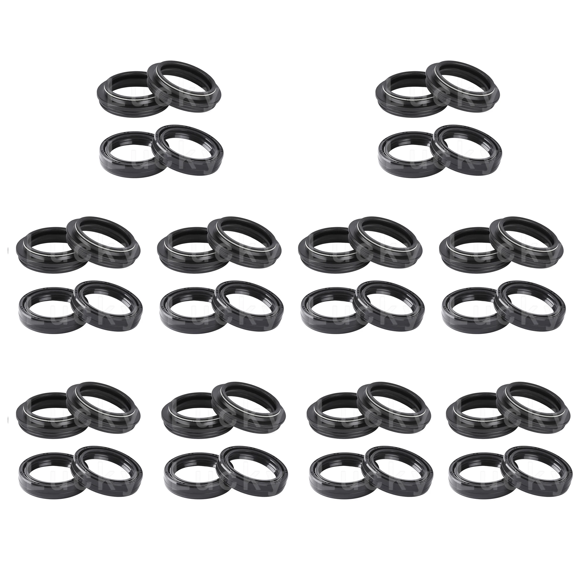

43x54x11 Front Fork Oil Seal & Dust Cover For Ducati 989 996 998 999 1000 MONSTER 1100 1098 1198 1099 1998-2013 2014 2015 2016