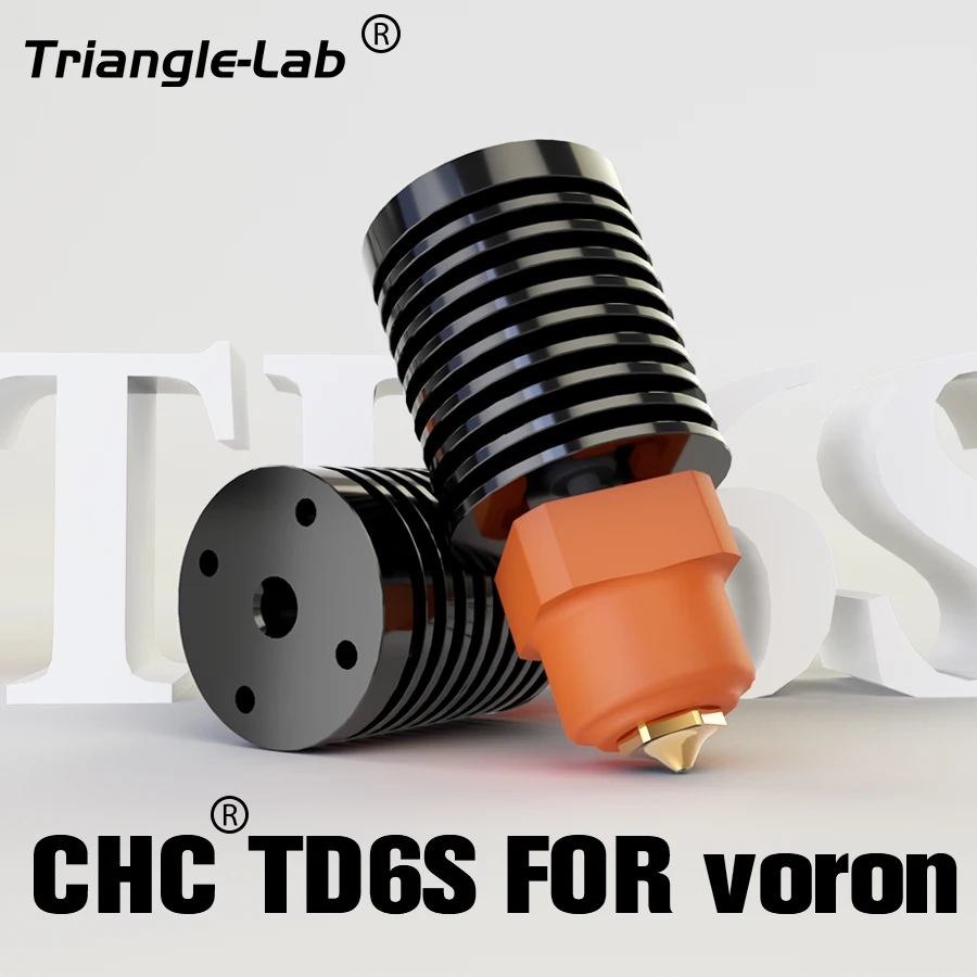 

Trianglelab CHC TD6S Hotend керамический нагреватель Core V6 насадка TUN насадка для принтера prusa VORON V6 Hotend экструдер с двойным приводом