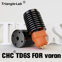 Trianglelab CHC TD6S Hotend Ceramic Heater Core V6 Nozzle TUN Nozzle For prusa Printer VORON V6 Hotend Dual Drive Extruder