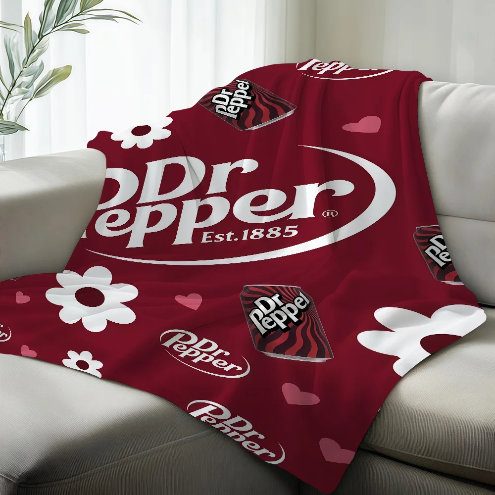 Fashion Print D-Dr. P-pepper Blanket Suitable For Sofas Beds Offices Cars Outdoor Travel An Ideal Gift For Friends Family