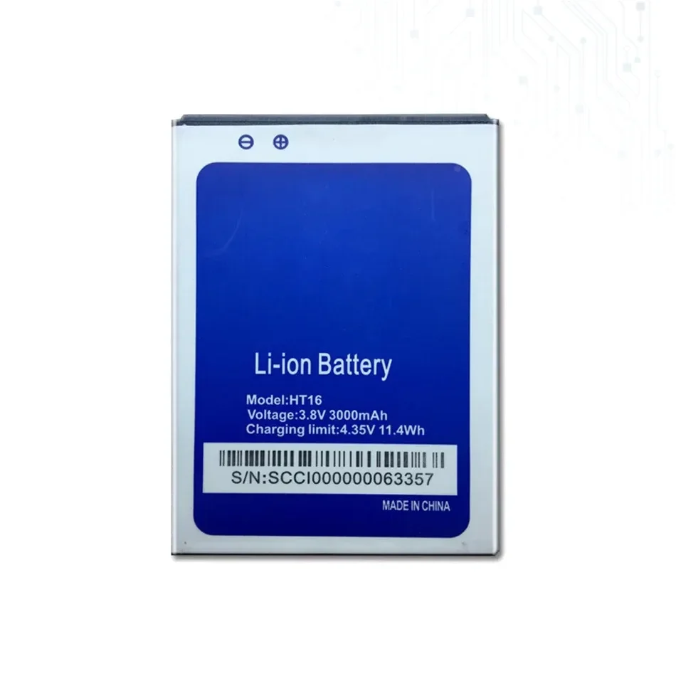 High Quality 3000mAh Battery For Homtom HT16 Pro Mobile Phone Replacement Tracking Number