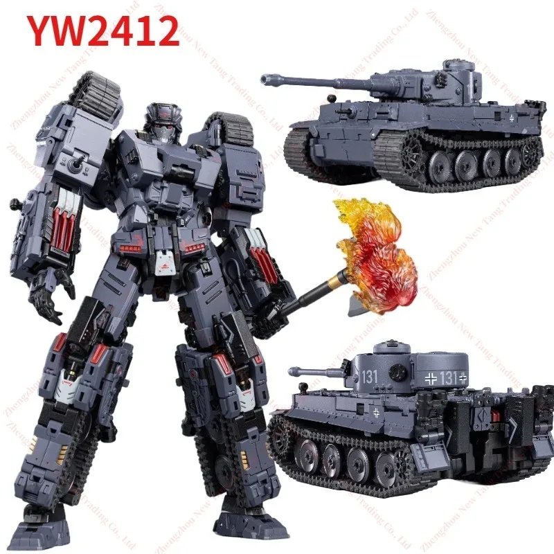 Auf Lager TOYSEASY YW2202 Xing Tian JS-02 YW2203 Zhu Rong JS-04 Min Institution He Alloy Warship Transformation Actionfiguren-Sammlung