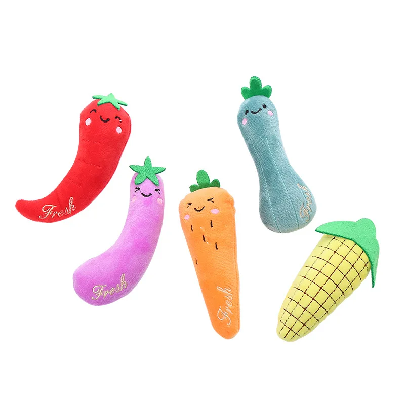 Vegetable Series Stimulating Durable Soft Best-selling Environmentally Friendly Top-rated Entertaining Toy For Cats To Play With